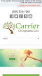 Mobile Screenshot of carrierchiropractic.com